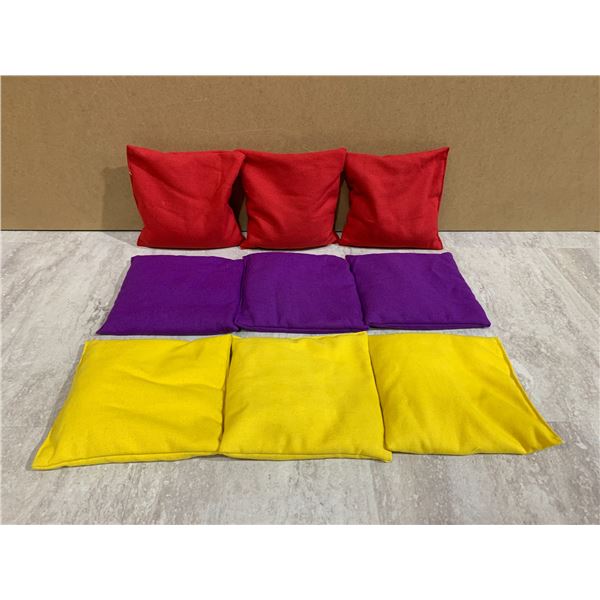 Lot of 9 Bean Bags