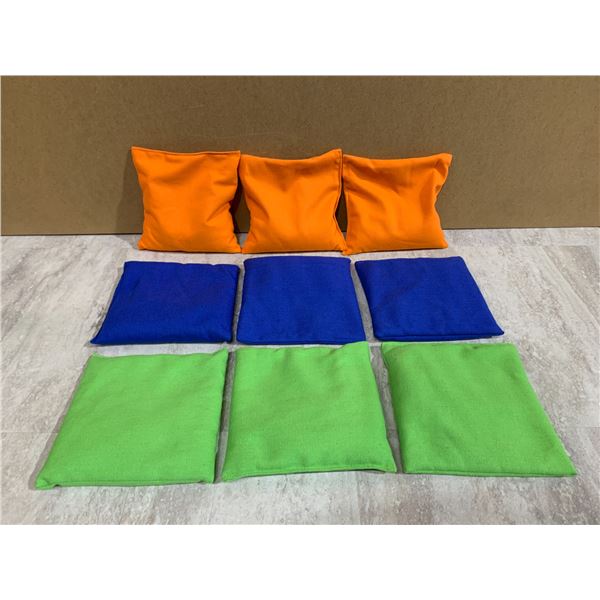 Lot of 9 Bean Bags