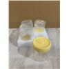 Image 2 : Hotbird Glass Food Containers 4 Pcs