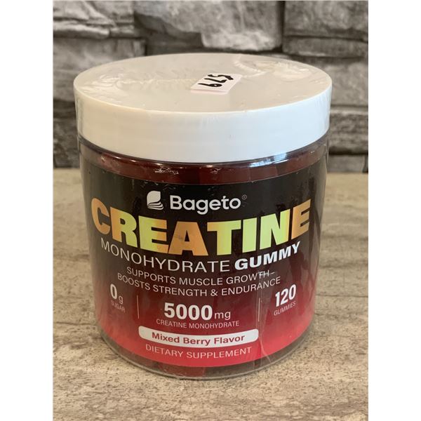 Bagetot Creatine Monohydrate Gummy - 5000MG Creatine - 120 Gummies