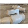 Image 3 : Lot of 2 PVC Check Valves - Ball Valves