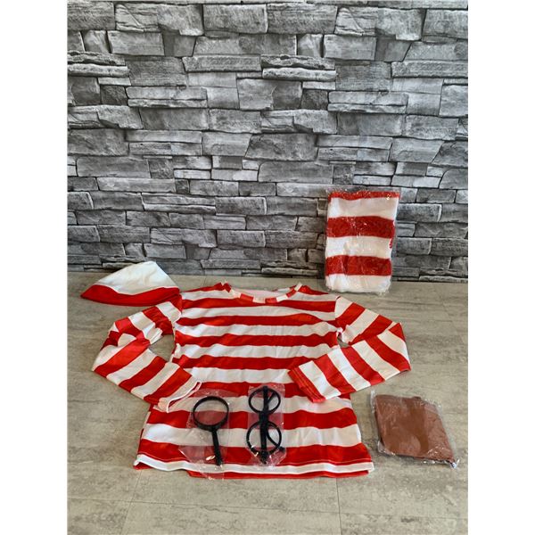 Where's Waldo Costume - Size XL