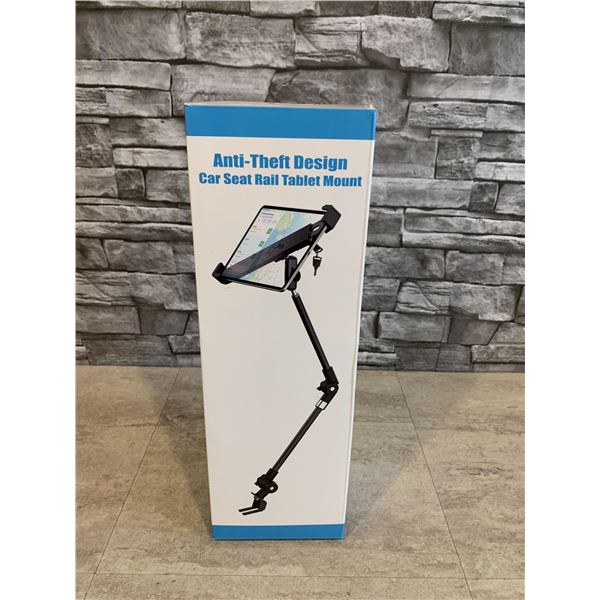 Anti-Theft Car Seat Rail Tablet Mount