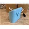 Image 4 : Lot of 2 Car Garbage Cans Blue