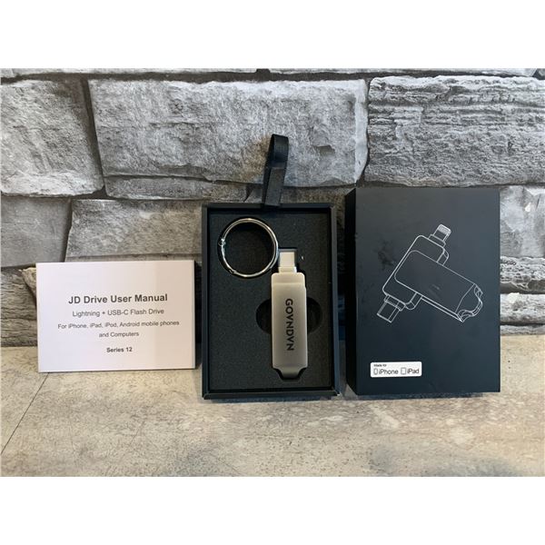 Govndvn USB Flash Drive 256 GB Made for IPhone & IPad