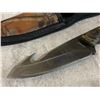 Image 2 : RUKO Camo Handle Gut Hook Knife