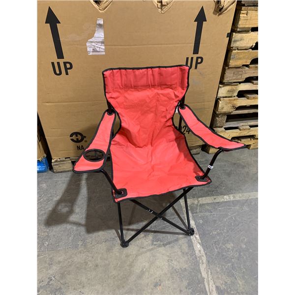 Red Ozark Trail Camping Chair