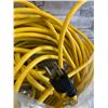 Image 2 : 50 FT Yellow Extension Cord