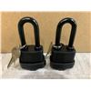 Image 5 : Pack of 3 Indoor / Outdoor Padlocks w/Keys