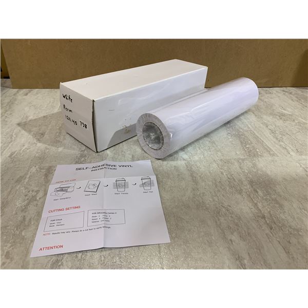 White Permanent Vinyl For Cricut Machines 12in X 40Ft Suitable For Any Occasions Mugs Car Banners