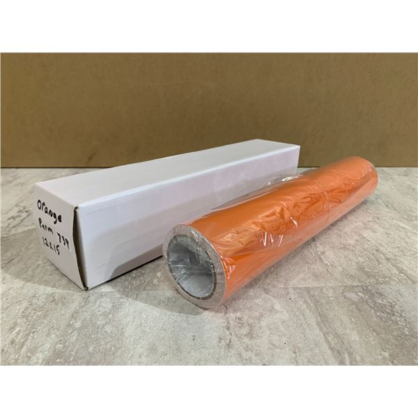 Orange Permanent Vinyl For Cricut Machines 12in x 15Ft