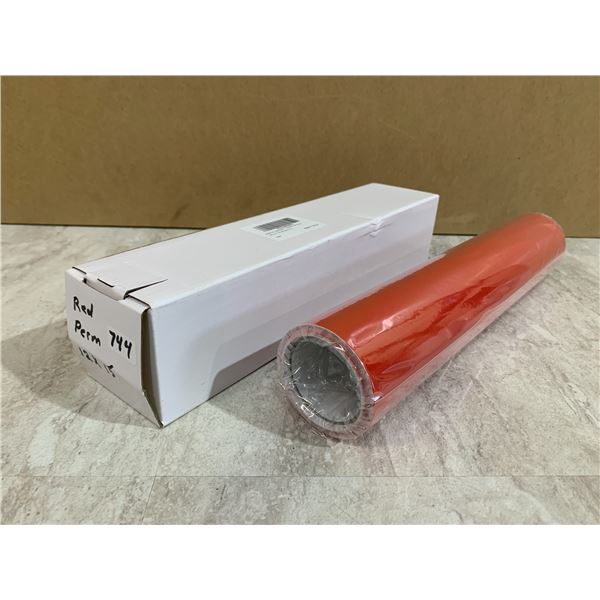 Red Permanent Vinyl For Cricut Machines 12in x 15ft