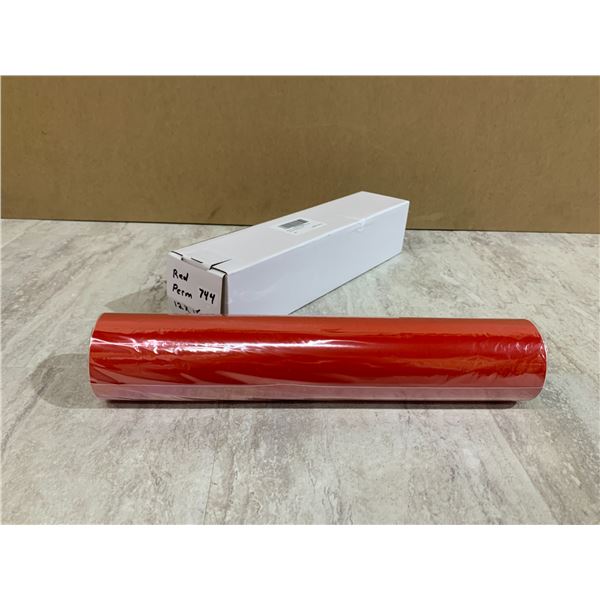 Red Permanent Vinyl For Cricut Machines 12in x 10ft