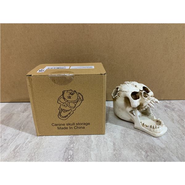 Skull Desktop Paperclip Holder Dispenser