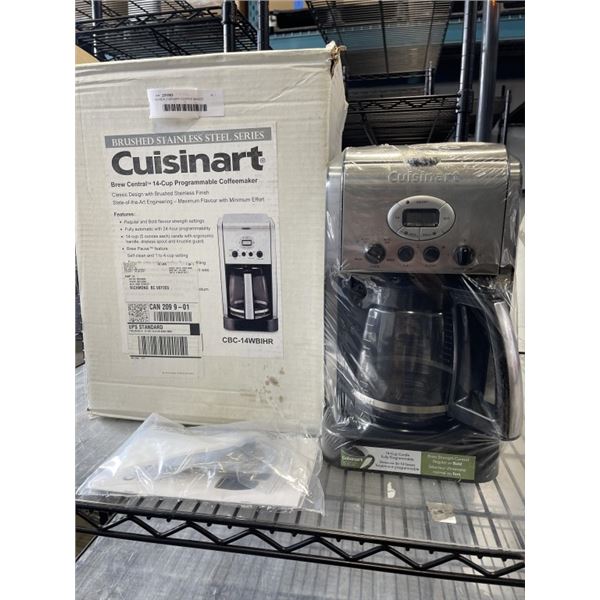 AS NEW CUSINART COFFEE MAKER