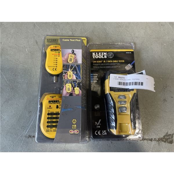 2 NEW / SEALED CABEL TESTERS