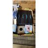 Image 1 : TRAY OF ASSORTED NEW ITEMS INCLUDING MULTI CHARGERS, BLUETOOTH HEADPHONES AND MORE