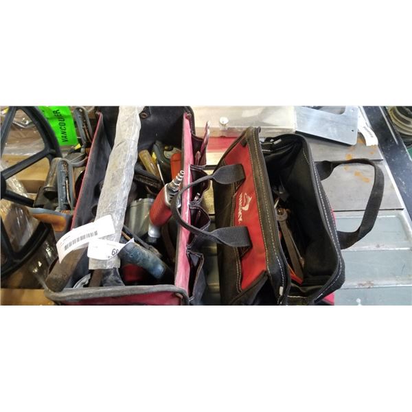 2 HUSKY TOOL BAGS AND CONTENTS