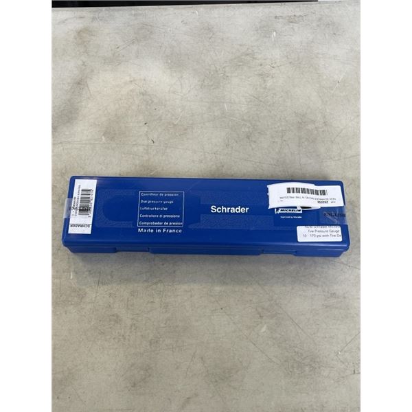 NEW SCHRADER MICHELIN TIRE PRESSURE GAUGE  10-170 PSI AND TIRE DEPTH