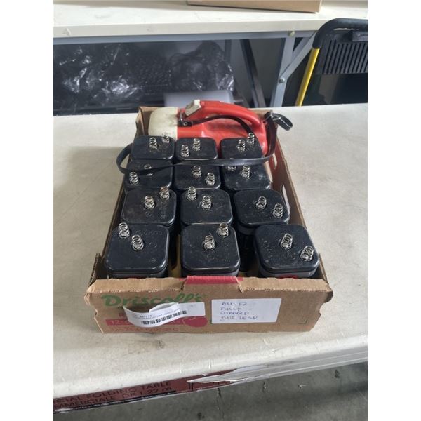 12 EVEREADY 6V BATTERIES AND FLASHLIGHT