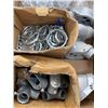 Image 2 : LARGE LOT OF ELECTRICAL  ACCESSORIES - BOXES, CLIPS, BRACKETS, ETC