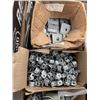 Image 5 : LARGE LOT OF ELECTRICAL  ACCESSORIES - BOXES, CLIPS, BRACKETS, ETC