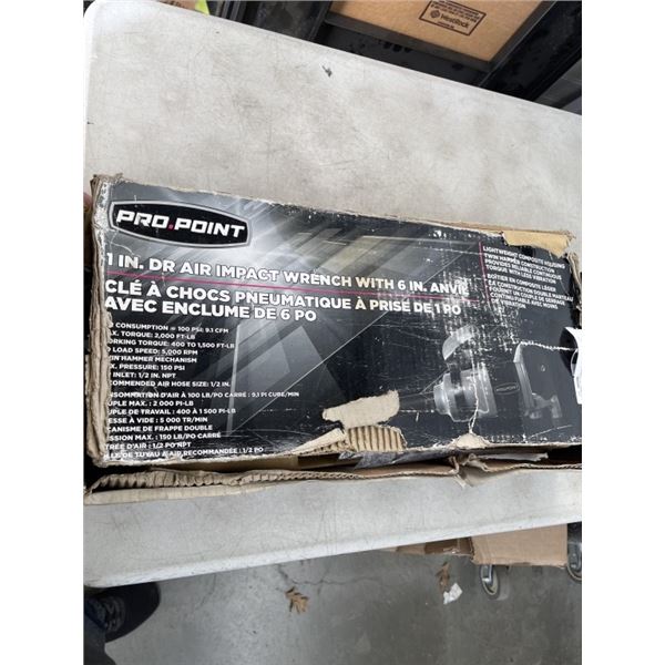 AS NEW PRO POINT AIR IMPACT WRENCH