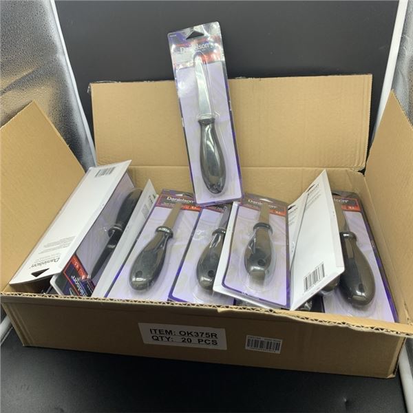 20 NEW DANIELSON OYSTER KNIVES  RETAIL $200