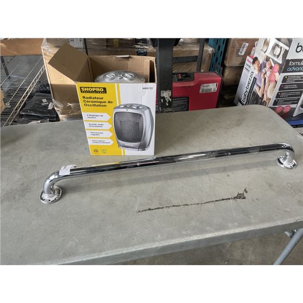 SHOP PRO HEATER AND SAFTEY GRAB BAR