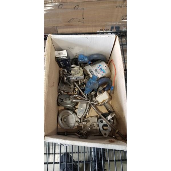 ASSORTED STAINLESS SAIL BOAT HARDWARE