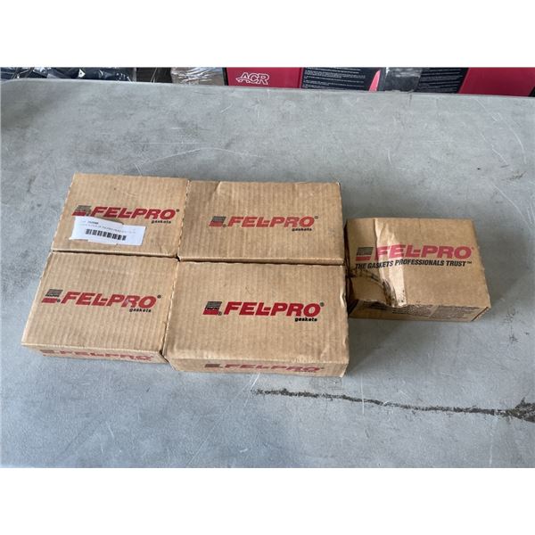 5 NEW BOXES OF FELPRO HEAD BOLT SETS