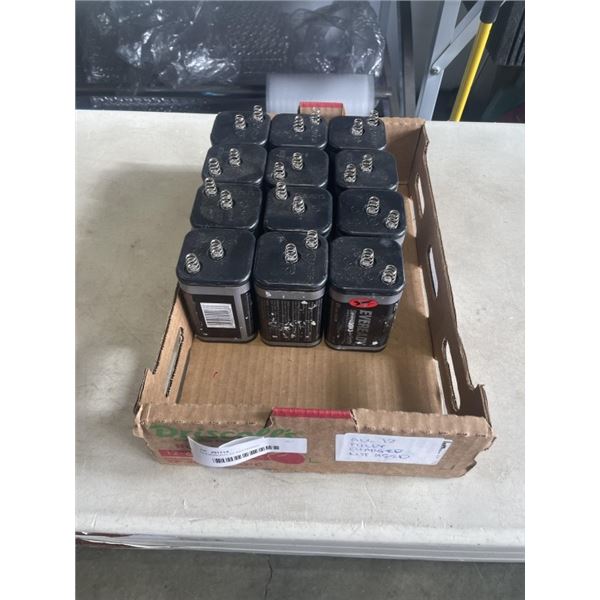 12 EVEREADY 6V BATTERIES