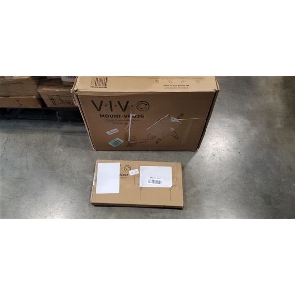 VIVO SILVER PNEUMATIC ARM TV WALL MOUNT AND EXTRA LARGE TV WALL MOUNT