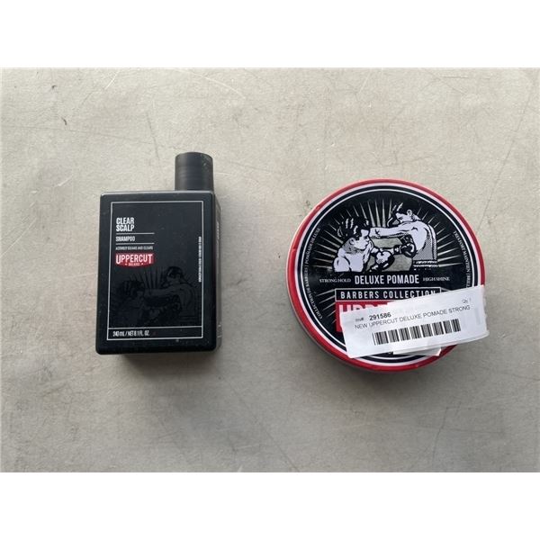 NEW UPPERCUT DELUXE POMADE STRONG HOLD AND CLEAR SCALP SHAMPOO