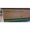 Image 2 : NEW CASE LEAF JUMBO BATH TISSUE -12 ROLLS, 1000FT PER ROLL