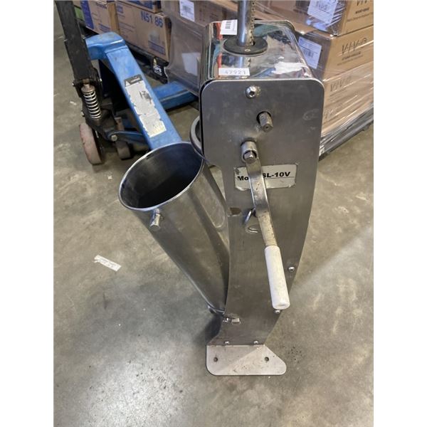 PROFESSIONAL SAUSAGE STUFFER MODEL # SL-10V