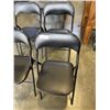 Image 2 : 6 BLACK FOLDING CHAIRS
