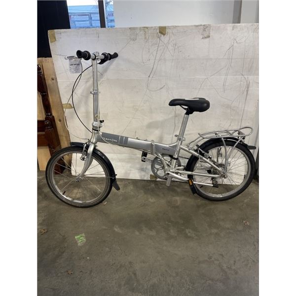 SILVER DAHON BIKE