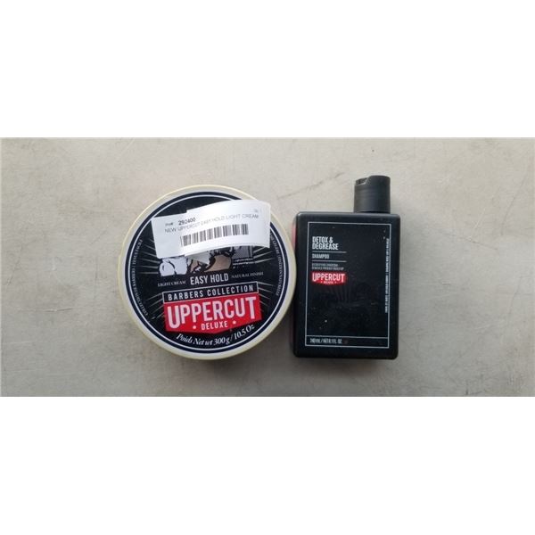 NEW UPPERCUT EASY HOLD LIGHT CREAM AND DETOX AND DEGREASE SHAMPOO