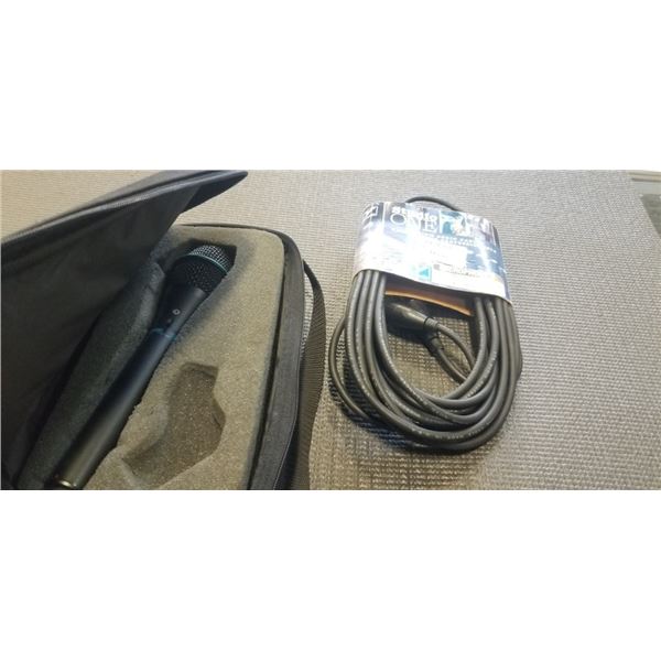 SHURE BG 5.0 MICROPHONE AND NEW 25 FT CABLE