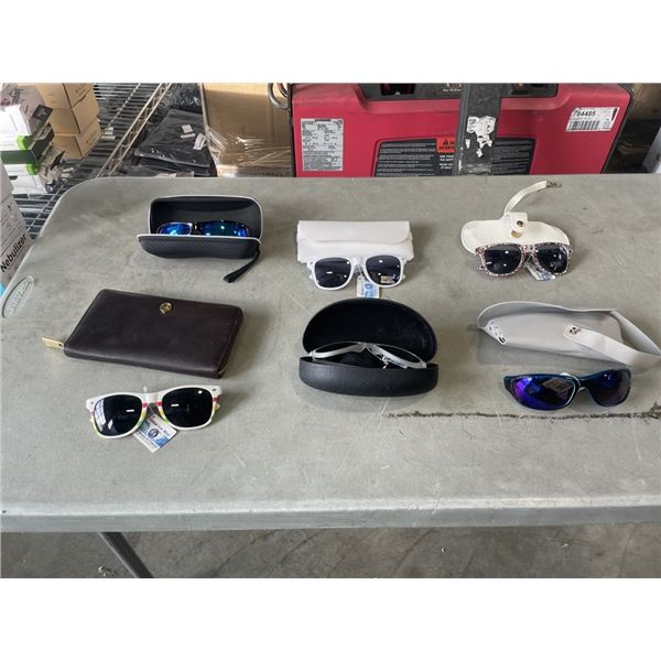 LADIES SUNGLASSES AND WALLETS