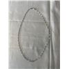 Image 1 : STERLING SILVER LINK CHAIN NECKLACE 24" LENGTH MARKED 925 ITALY
