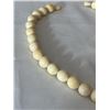 Image 3 : VINTAGE IVORY BEADS CHOKER NECKLACE