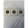 Image 1 : 3 CANADIAN LARGE CENTS KING GOERGE V 1918, 1919, 1920 - LAST LARGE CENT