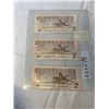Image 2 : 3 MINT CANADIAN $2 BILLS LAST ISSUE OF THE $2 BILL