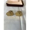 Image 5 : GOLD TONE CUFF LINKS AND TIE CLIP AND LIBERTY HEAD COIN COLLECTION