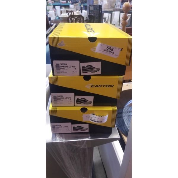 3 EASTON SIZE 9 CLEATS
