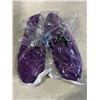Image 2 : NEW CASE OF 15 PURPLE SETS OF SHOES SIZE 9-10