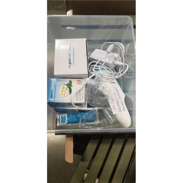 LOT OF NEW MY PURMIST VAPOR INHALER W/ ACCESSORIES