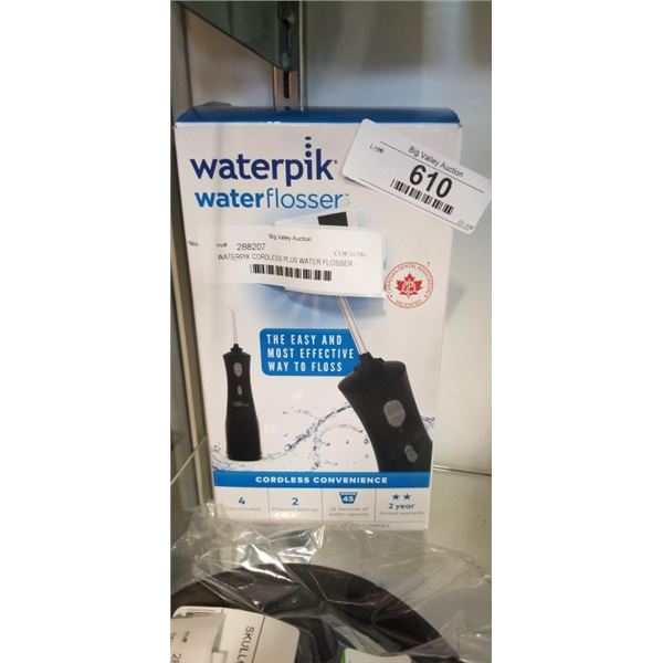 WATERPIK CORDLESS PLUS WATER FLOSSER - TESTED WORKING, RETAIL $79